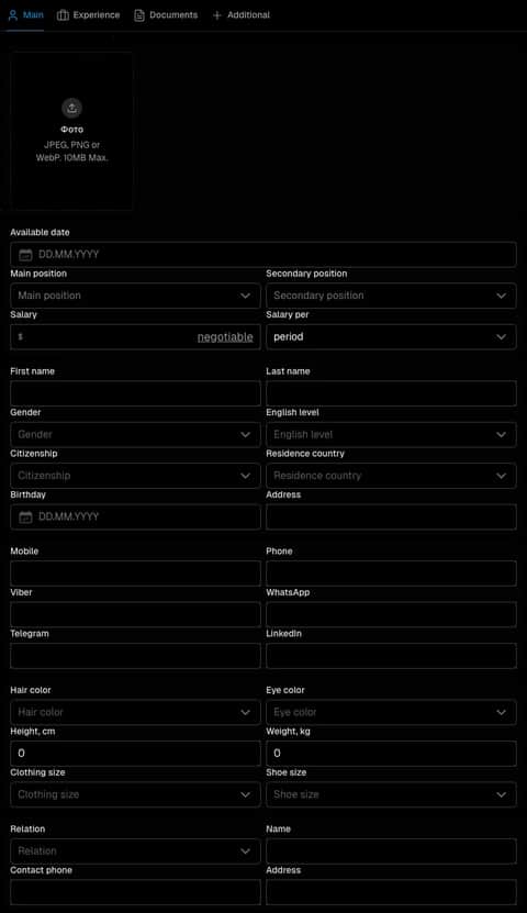CV Layout Preview