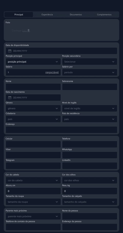Word ou currículo online